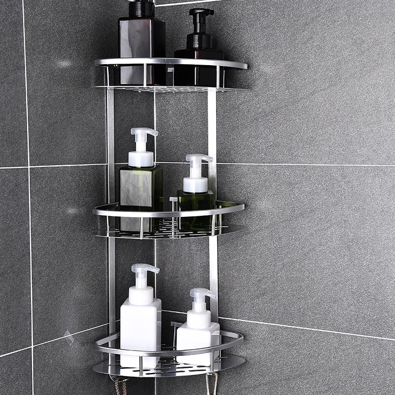 Buy Kreher No-drill Bathroom Shelf 'venta', Aluminum Shower-shelf