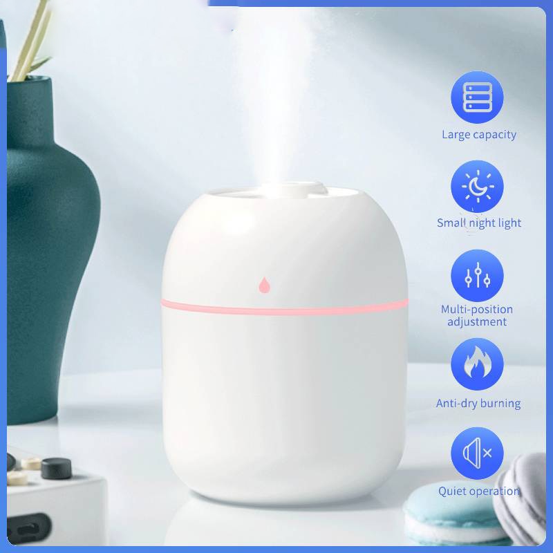 220ML Mini Car Air Humidifier USB Ultrasonic Essential Oil