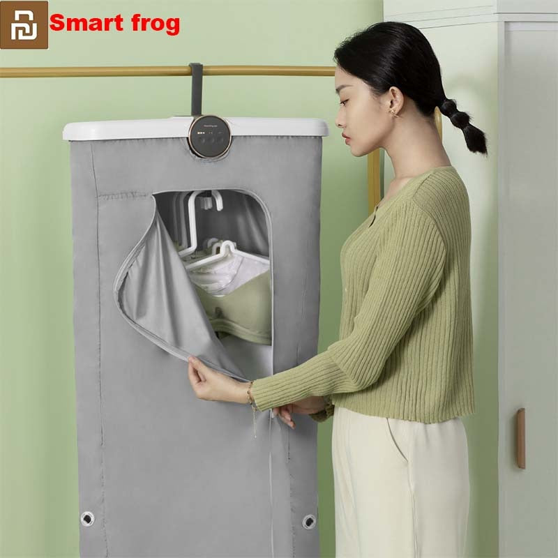 Smart Frog 2-in-1 Folding Electric Hanger Rack With Heater Smart