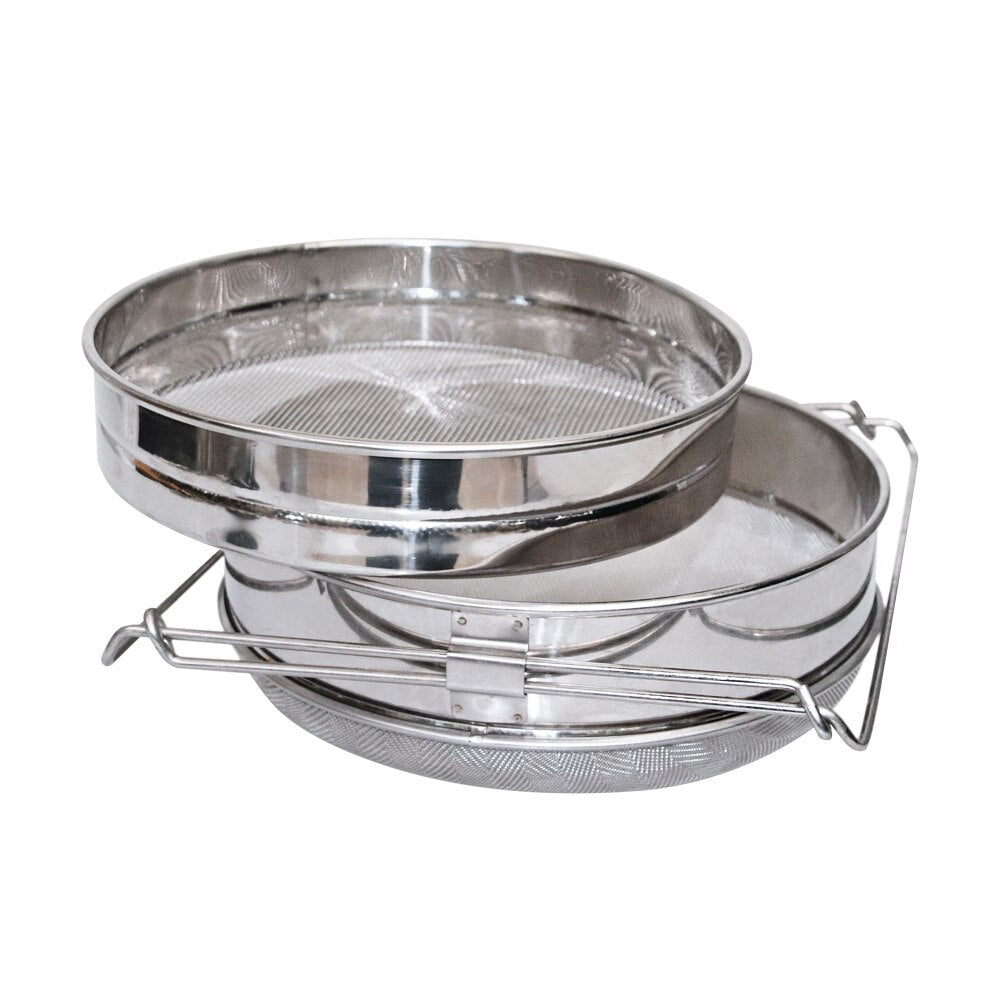 Stainless Steel Honey Strainer Filter Ultra-fine Double Screen Sieve H –  Pets N Plants