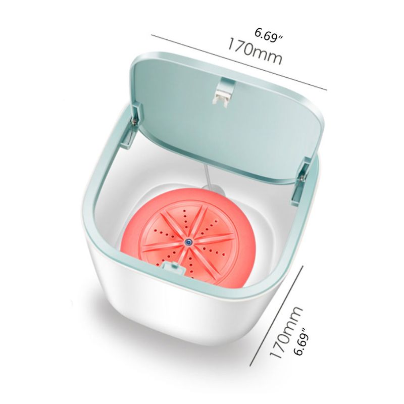 Mini Washing Machine Automatic Household Dehydrated Mini Tube3-5Kg Wash Dry Underwear Care Cleaner D0AB