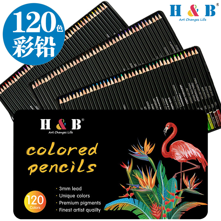 72 Colors Professional Color Pencil Set Iron Box Colored Colour Drawing  Pencil Lapices De Colores School Artist Supplies