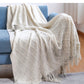 Inya Throw Blanket Textured Solid Soft Sofa Couch Bed Cover Decorative Nordic Knitted Blanket Weighted Christmas Decor Plaids