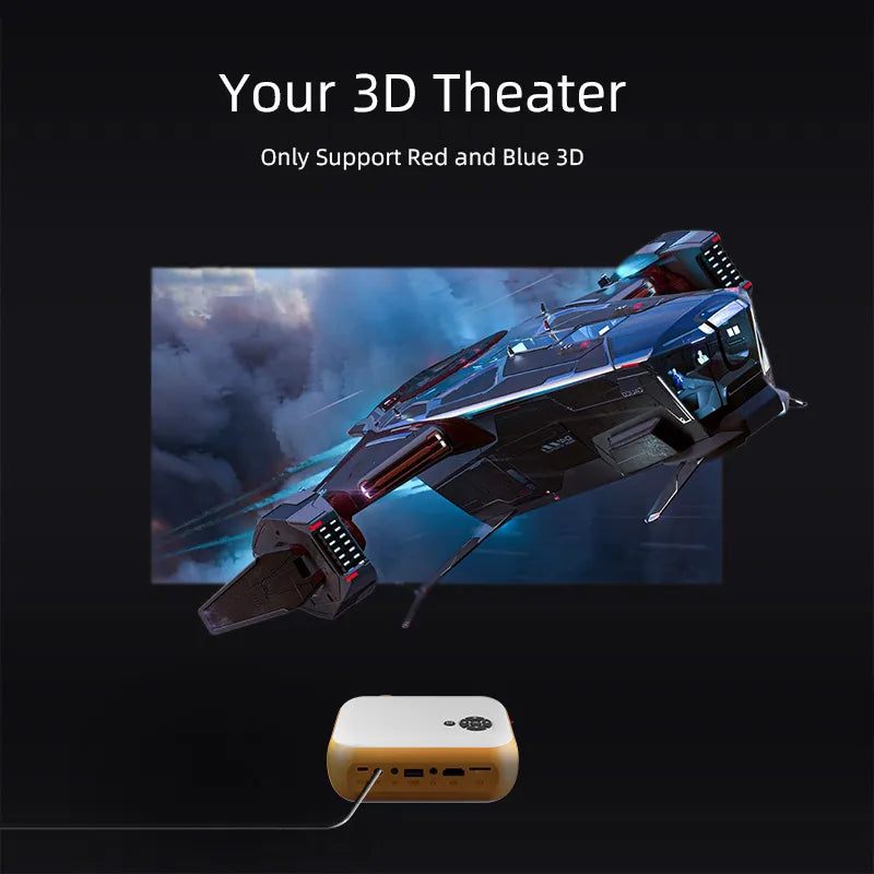 AUN A10 MINI Projector Home Theater Smart TV Box Laser Portable Projectors Cinema Phone LED Video Projector for HD 4k Video via