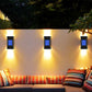 Solar LED Light Outdoor Waterproof Garden Light Solar Powered Wall Lamps Sconces Fence LED Garden Outdoor Solar Lamp
