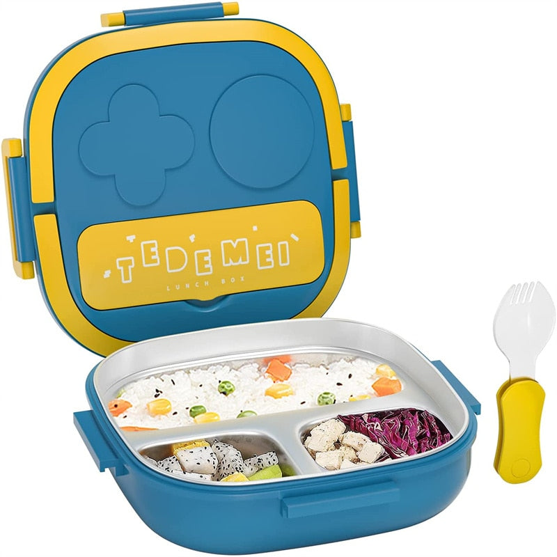 Lunch Box Stainless Steel Insulated Kid Toddler Girl Metal Leakproof  Container