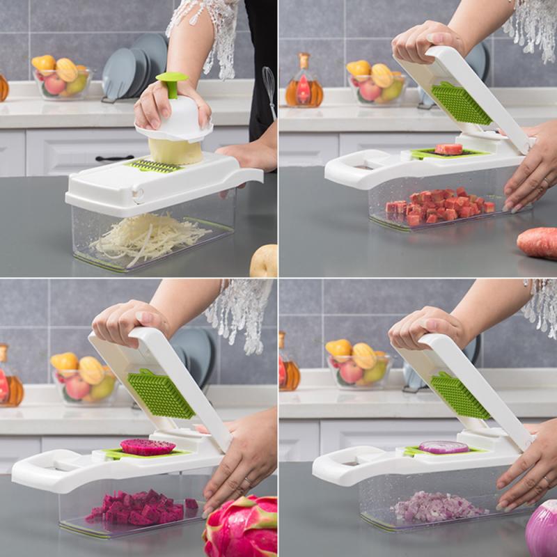 Mandolin Slicer Fruit Potato Vegetable Cutter Dicer Peeler Chopper