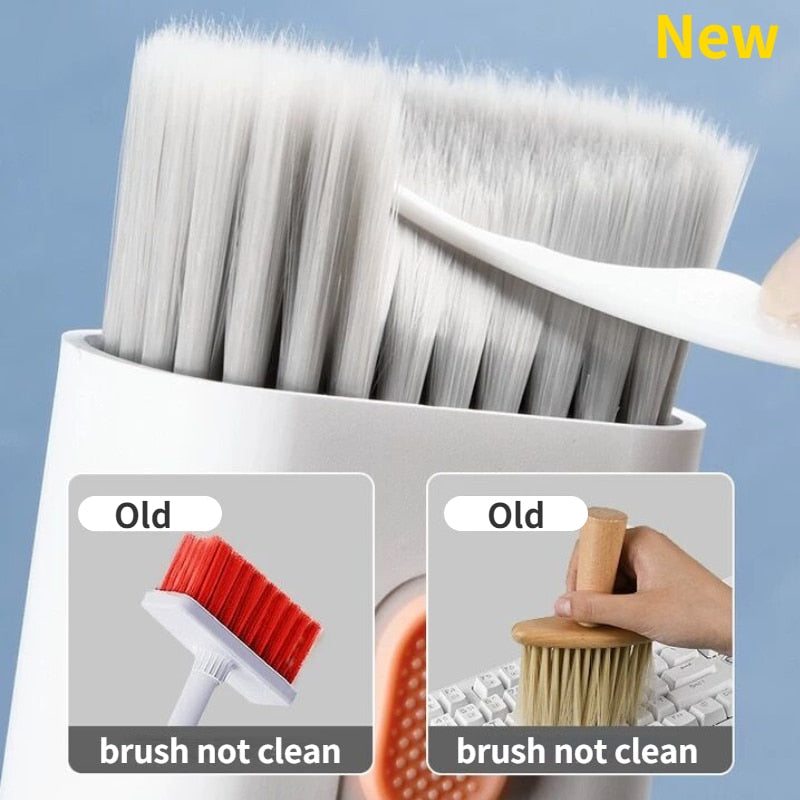 7 In 1 Keyboard Cleaning Brush Kit, Multifunctional Keyboard