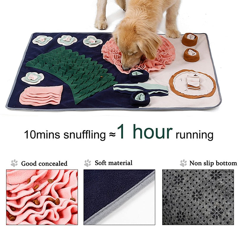 Pet Sniffing Mat Training Blanket Dog Snuffle Mat Sunflower Pad