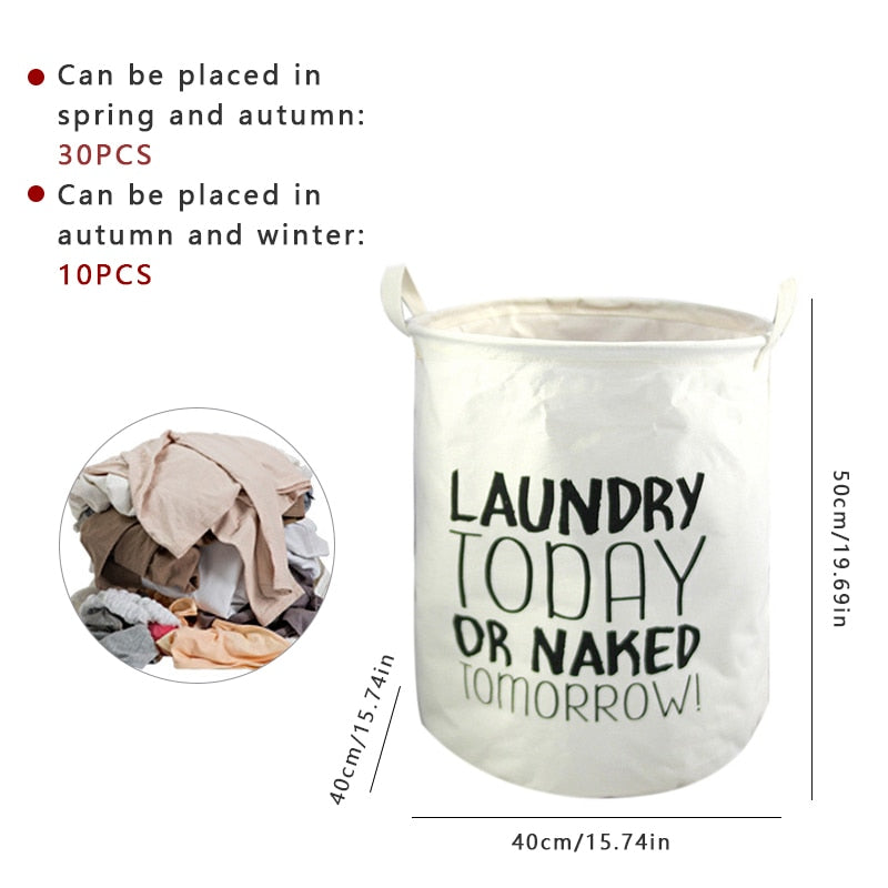 Folding Laundry Clothes Hamper